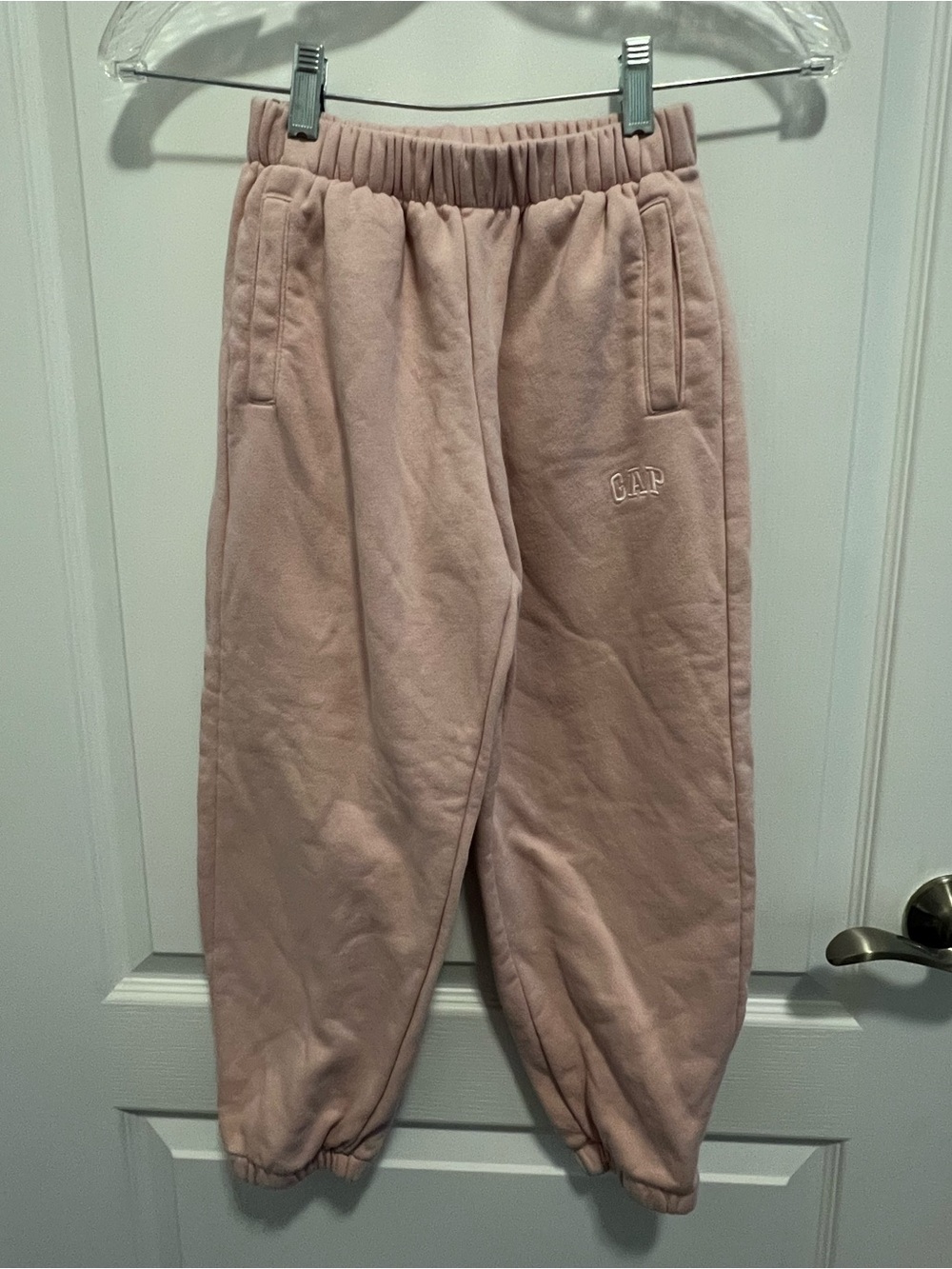 GAP Girls Light Pink Fleece Joggers
